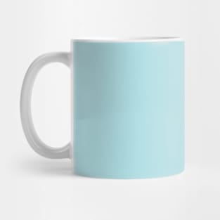 Powder Blue Solid Color Mug